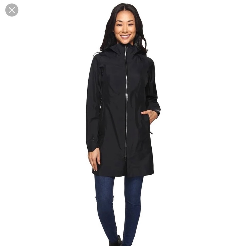 ARC'TERYX Black Women’s GORETEX Imber Hooded Long Coat - Picture 3 of 16